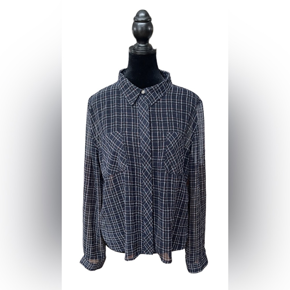 Wild Blue Sadie Robertson: Flannel Button Down Shirt